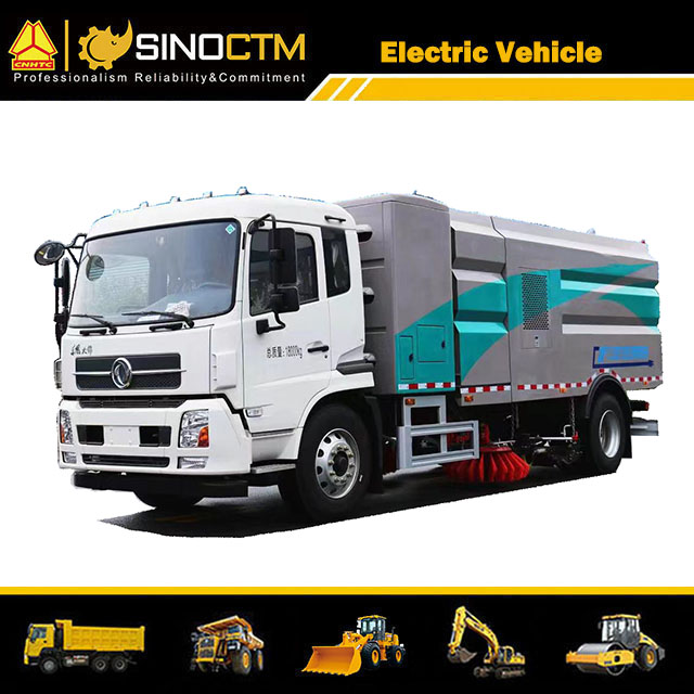 Châssis Byd de camion de nettoyage à haute pression de camion de balayeuse de route électrique