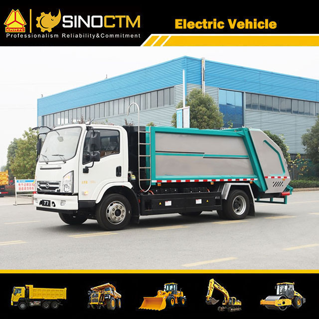 Chine Véhicule à énergie nouvelle 10m3 15m3 20m3 6X4 4X2 Camion à ordures à compacteur électrique