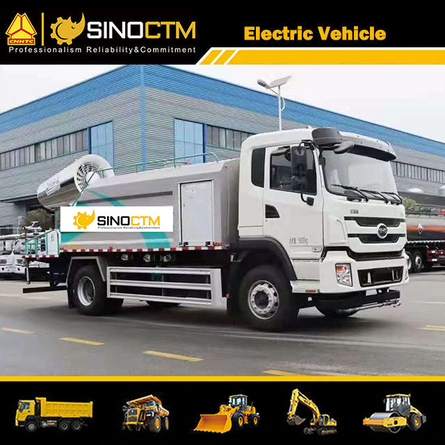 Suppression de la poussière multifonctionnelle 10cbm/camion électrique de véhicule de désinfection