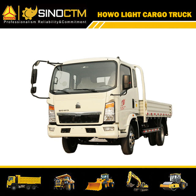 HOWO camion léger 4X2 14FT 4t camion de fret mini-camion