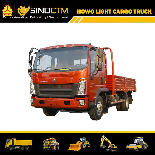 Camion léger HOWO 4X2 15FT camion cargo léger