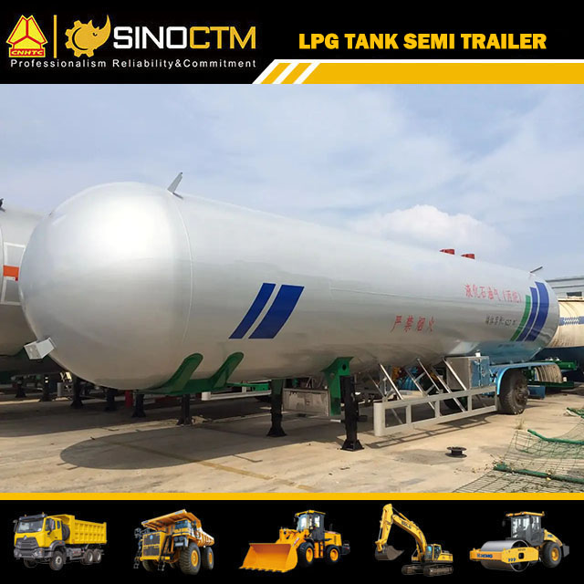 Semi-remorque-citerne GPL, semi-remorque de transport GPL, remorque-citerne GPL Bullet