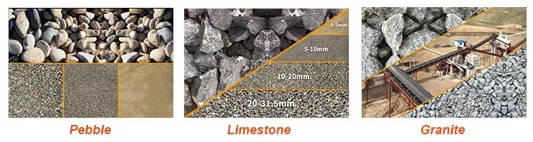Ligne de production d'agrégats de granit/basalte 500-600T/H