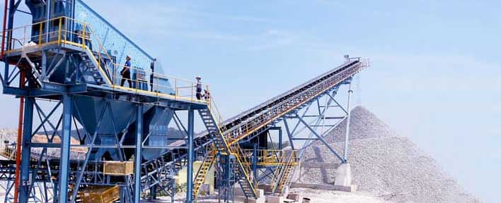 Ligne de production d'agrégats de granit/basalte 300-400T/H