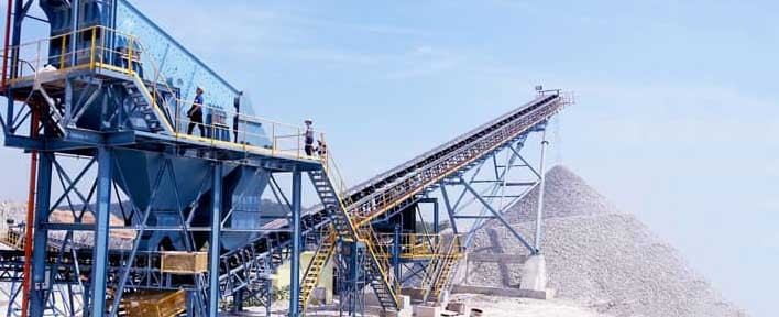 Ligne de production d'agrégats de granit/basalte 300-400T/H