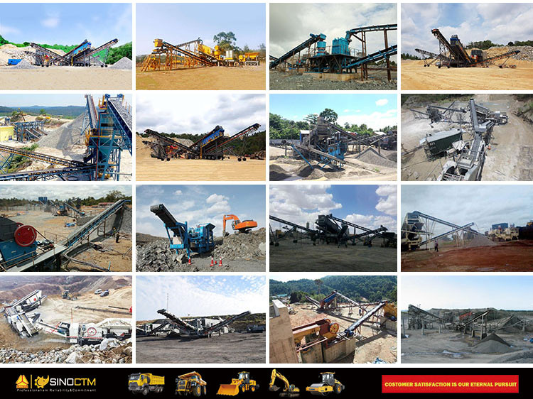 Ligne de production d'agrégats de granit/basalte 500-600T/H