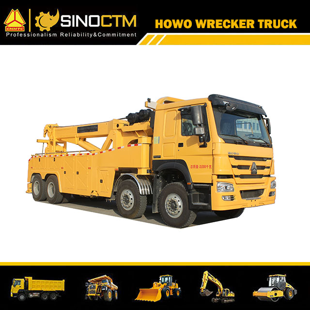 Sinotruk HOWO robuste 30 tonnes dépanneuse à Rotation complète grue de remorquage panne Bus véhicule de levage camion de récupération de route