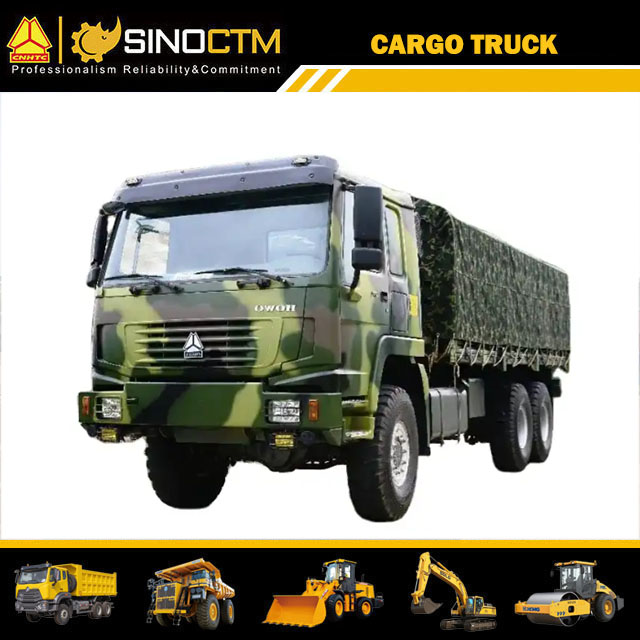 Style militaire Sinotruk HOWO le plus récent véhicule tout-terrain de la série 6*6
