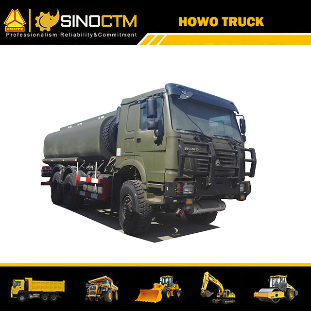 Sinotruk 6X6 380HP 20cbm 25cbm 10 Wheeler HOWO camion-citerne aspirateur à mazout