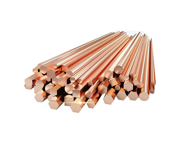 Hexagonal copper bar