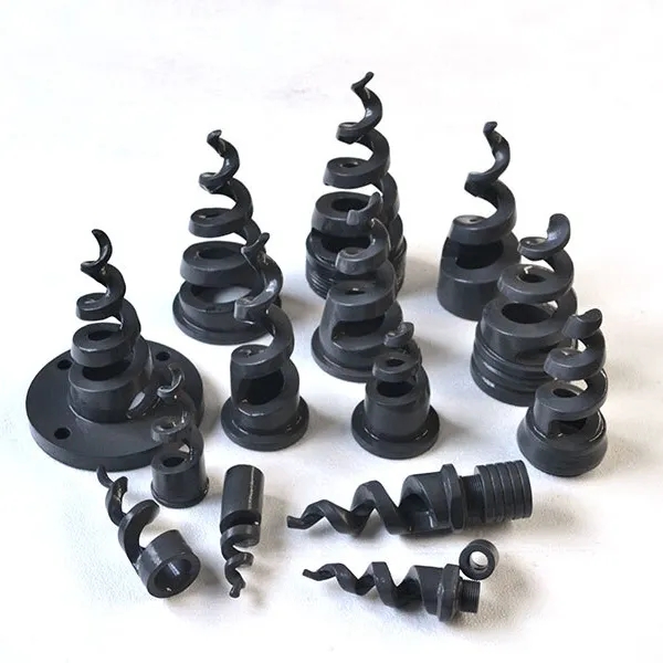 Silicon carbide spiral nozzle