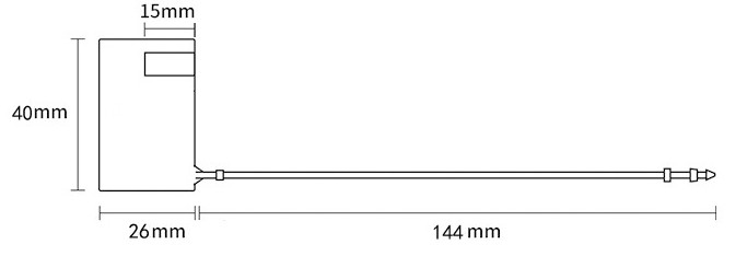DX6-408P.png Plastic Security Seal 170mm DX6-408P