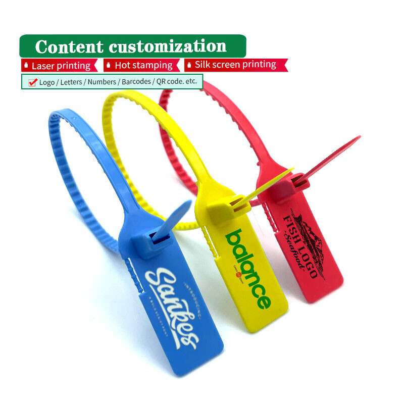 Security disposable plastic seals DX6-212P