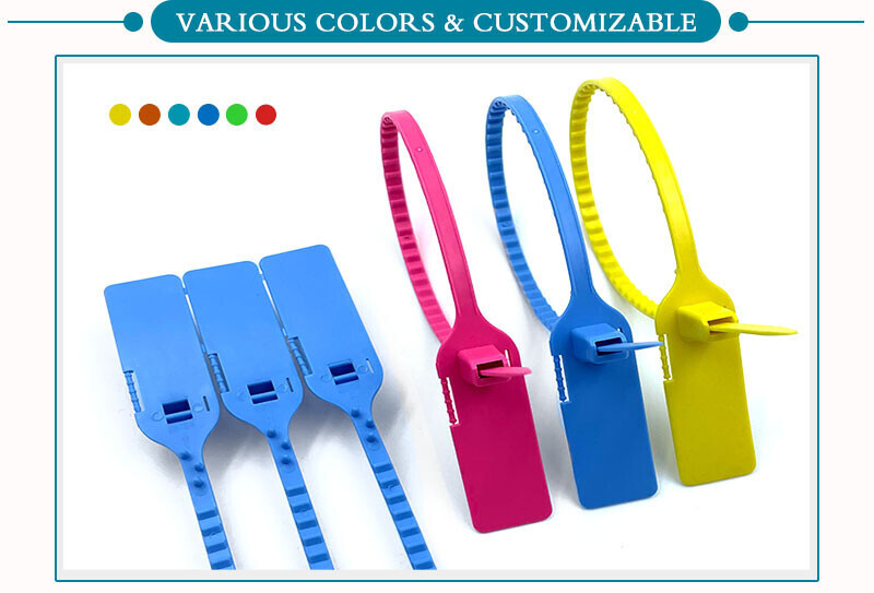 Security disposable plastic seals DX6-212P
