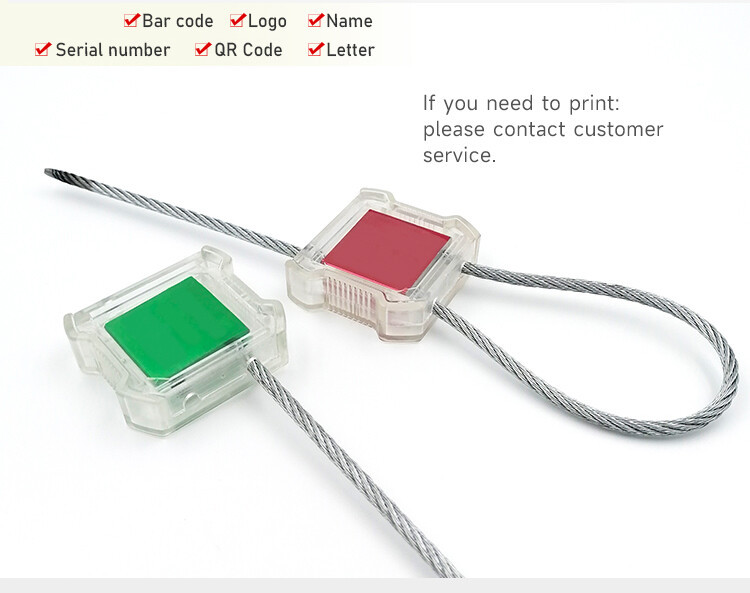 Cable seal with transparent plastic shell DX223C