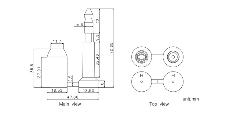 Bolt Seal Suppliers Tamper Proof  DX101B