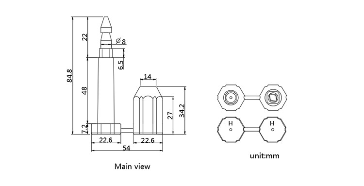 图片3.png High Quality Container Lock Bolt Seal DX104B