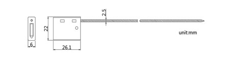 图片1.png Aluminium Alloy Cable Seal DX201C