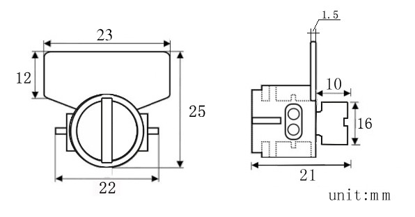 Twist Gas Meter Seal DX302M