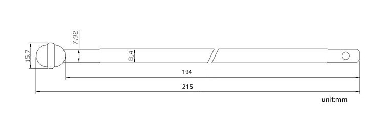 Ball Container Lock Truck Metal Strap Seal DX802MS