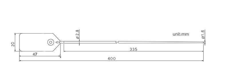Plastic Tamper Evident Seal DX6-113P