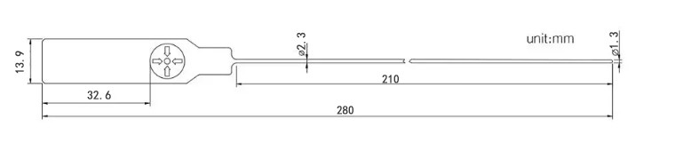 DX6-115P.jpg Hot Products 28cm Length Plastic Seal DX6-115P