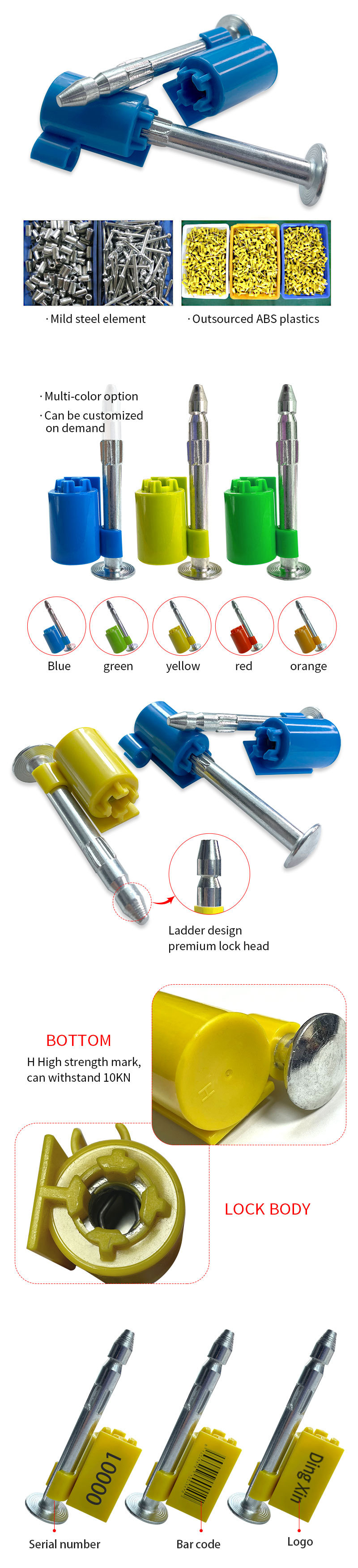 详情_03.jpg ABS Cap Metal Bolt Seal Lock DX109B