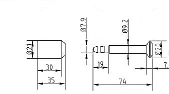 DX113B.jpg Container Lock Cargo Bolt Seal DX113B