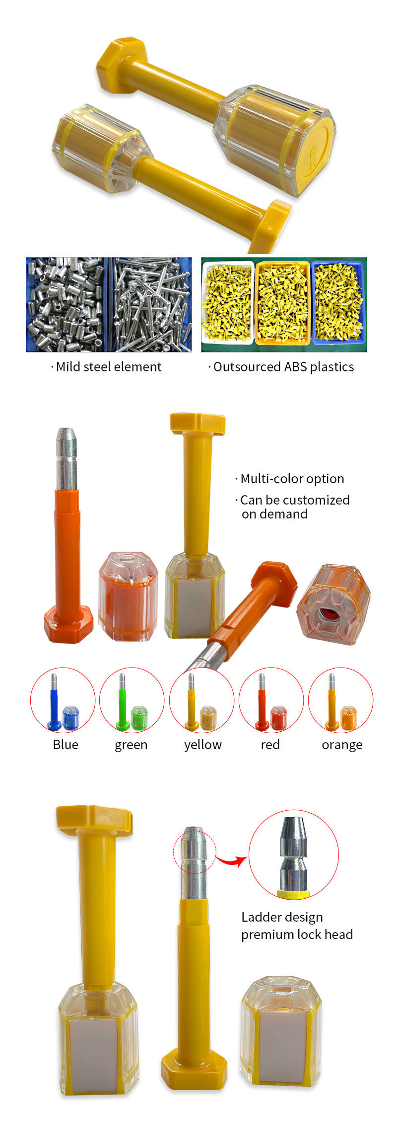Bolt Seal Manufacturer 8mm Diameter DX114B