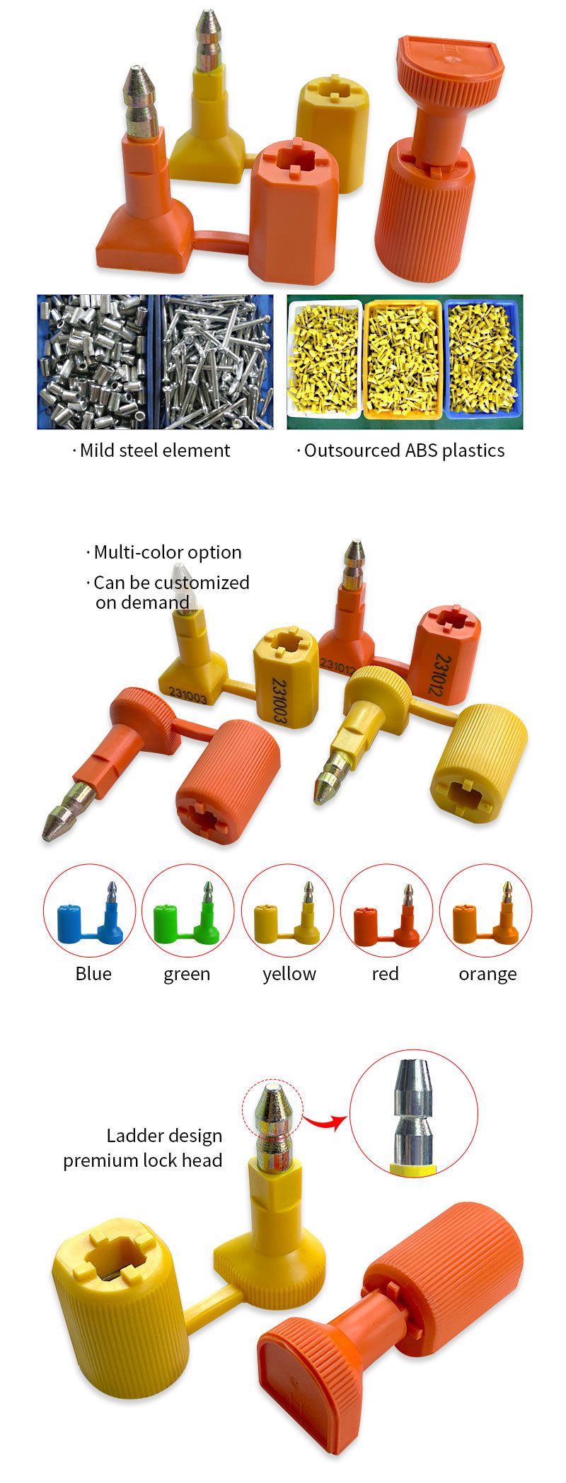 详情_02.jpg Laser Marking Numbered Mini Bolt Seal DX116B