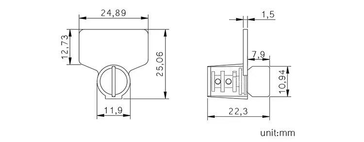 DX305M.jpg Hot Products One-time Leading Meter Seal DX305M