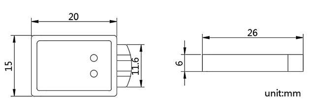 DX313M.jpg Press Type Wire Leading Meter Seal DX313M