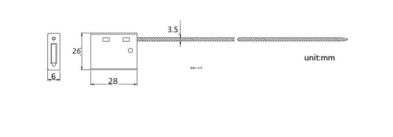 DX202C.jpg Factory Direct Sale Cable Seal DX202C