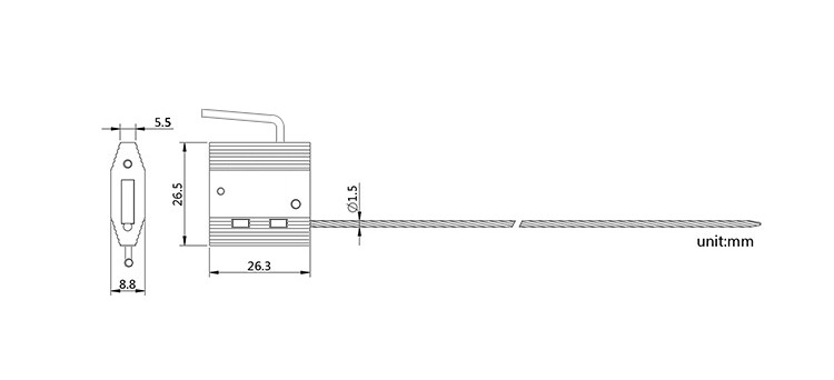 DX208C.jpg China Factory Cable Seal With a Crank DX208C