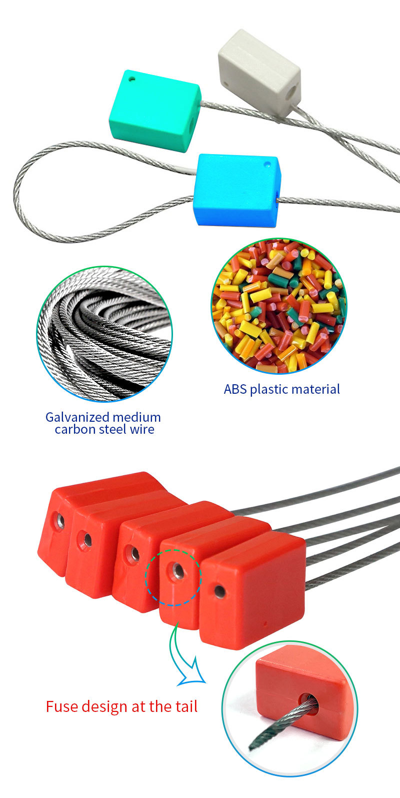 详情页_03.jpg 1.5MM Yellow ABS Coated Cable Seal DX215C