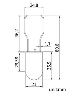 DX701PD.png Tamper Proof Numbered Barcode Padlock Seal DX701P