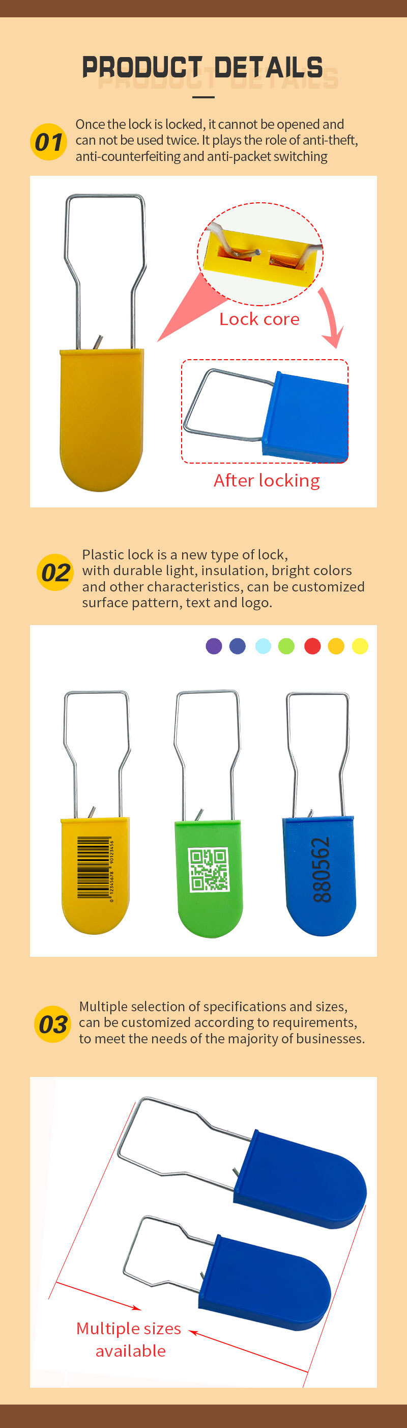 详情页_03.jpg Tamper Proof Numbered Barcode Padlock Seal DX701P