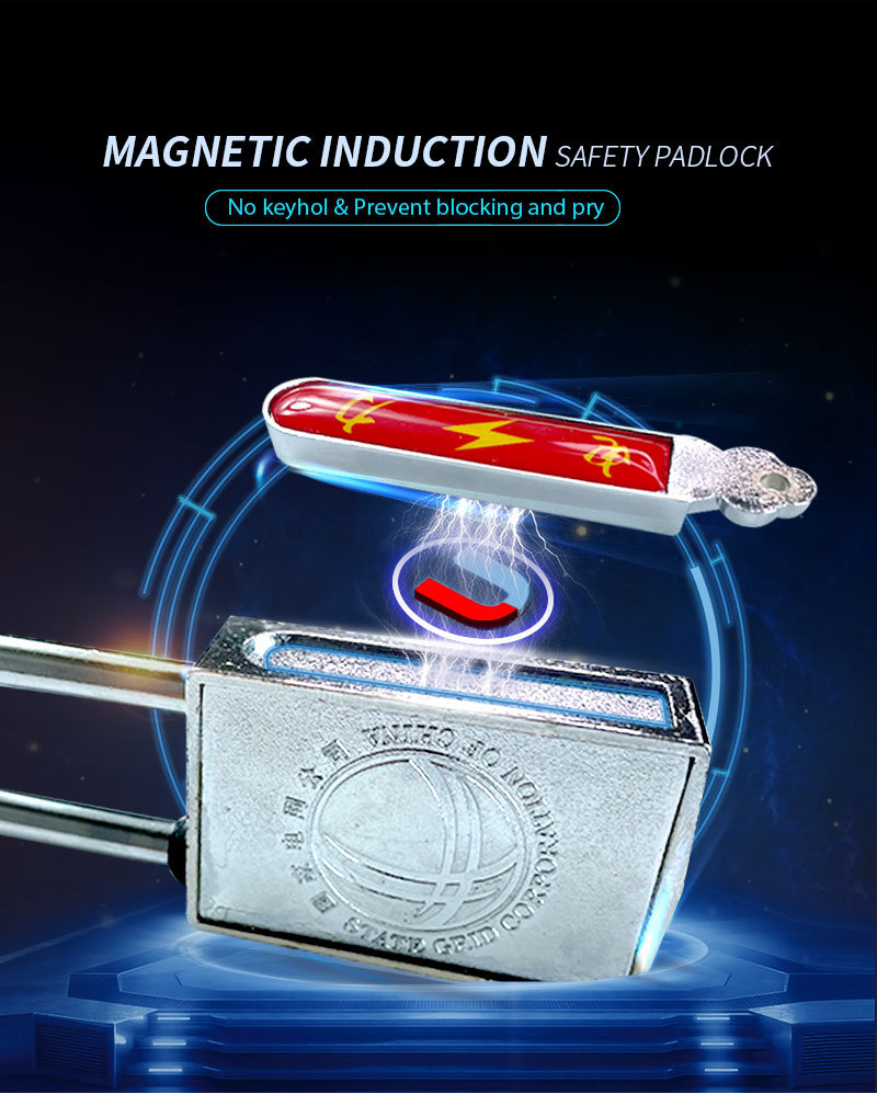 详情_01.jpg Magnetic Lock Metal Padlock Seal DX707P