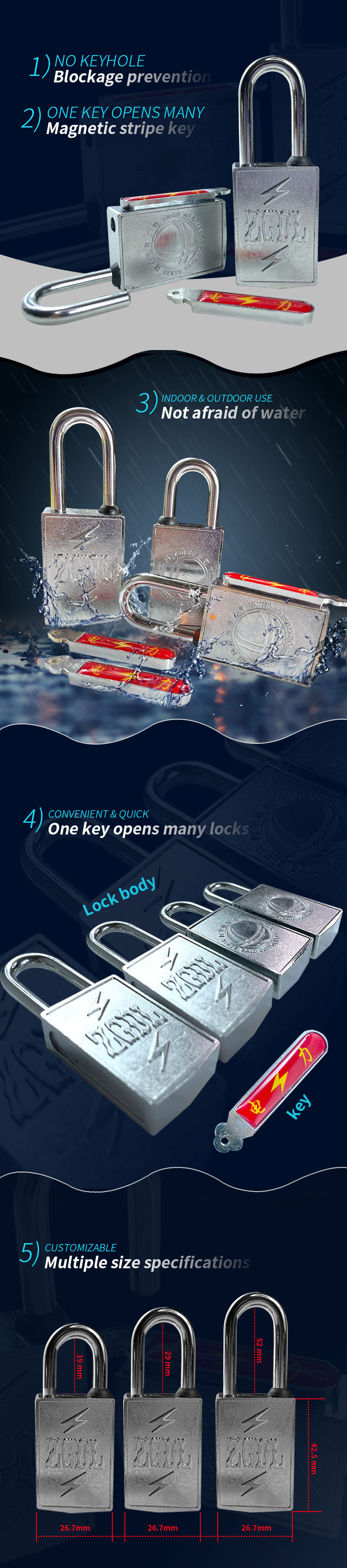 详情_05.jpg Magnetic Lock Metal Padlock Seal DX707P