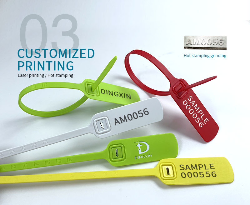 China Supplier Disposable Plastic Seal DX6-106P