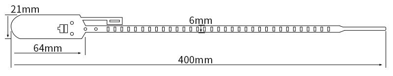 DX6-204P.jpg Plastic Truck Strip Seal DX6-204P