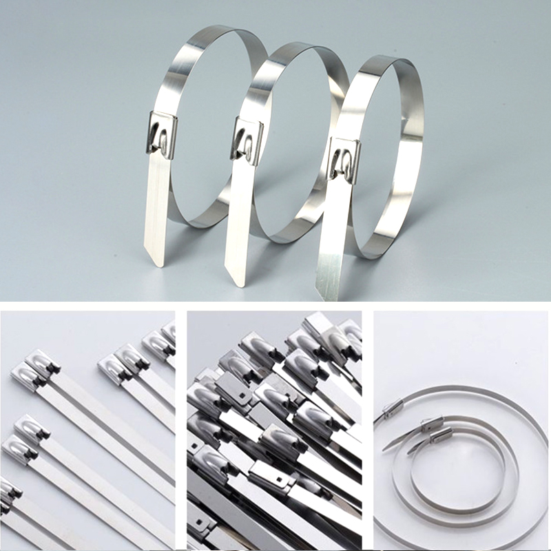 Self Locking Stainless Steel c Cable Tie DX401CT