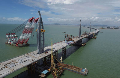 It is a bridge and tunnel project connecting Hong Kong, Guangdong Zhuhai and Macau in China.
In the Liandingyang waters of the Pearl River Estuary, Guangdong Province, China, it is the ring road of the Pearl River Delta region
South Ring Section of the Expressway.