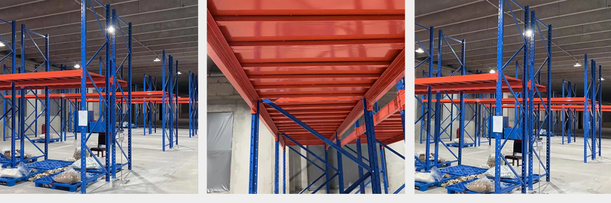 Heavy-Duty Pallet Racks With Steel Panel