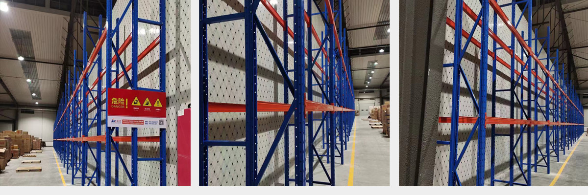 Heavy-Duty Three-Column Pallet Racks Project
