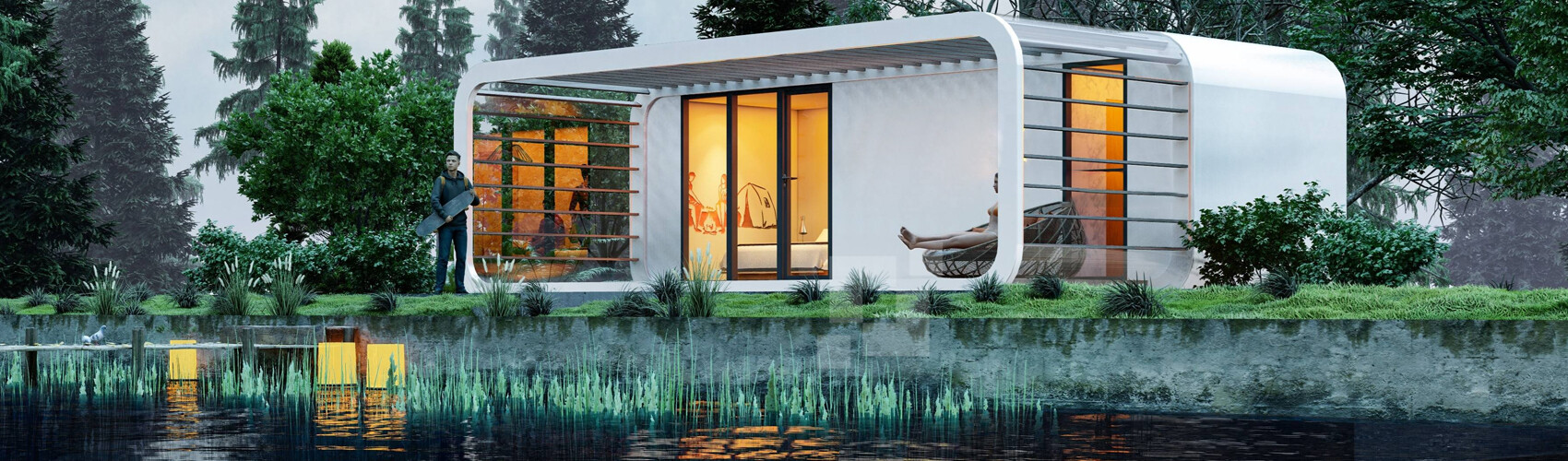 40ft Apple Cabin-Exported to the South Korea