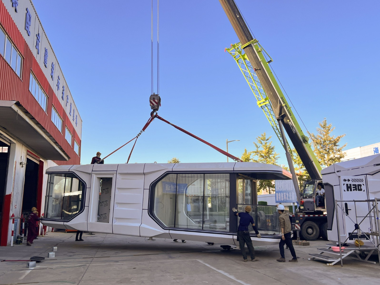 38㎡ Mobile Space Capsule Home With Kitchen