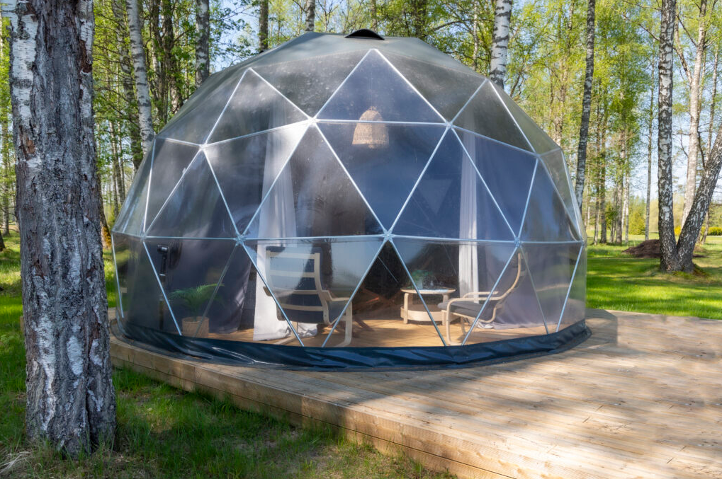 Experience eco-friendly dome camping and create unforgettable memories.