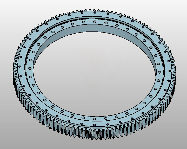 Material handlers Terex Fuchs MHL350 Slewing bearing