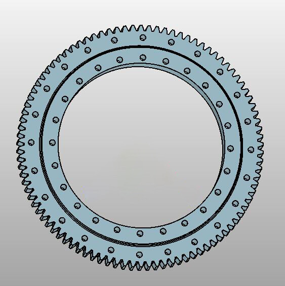 112.25.630 cross roller external gear slewing bearing export to Russia